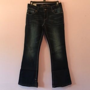 Delia*s low rise flare jeans